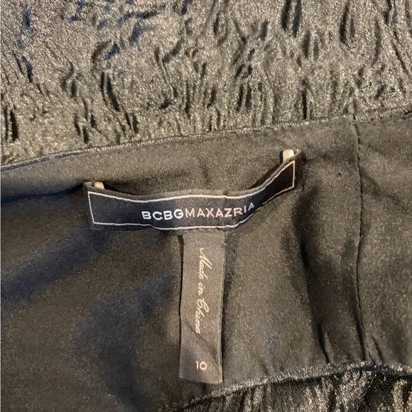 BCBGMaxAzria Black Textured Mini Dress - Picture 5 of 7
